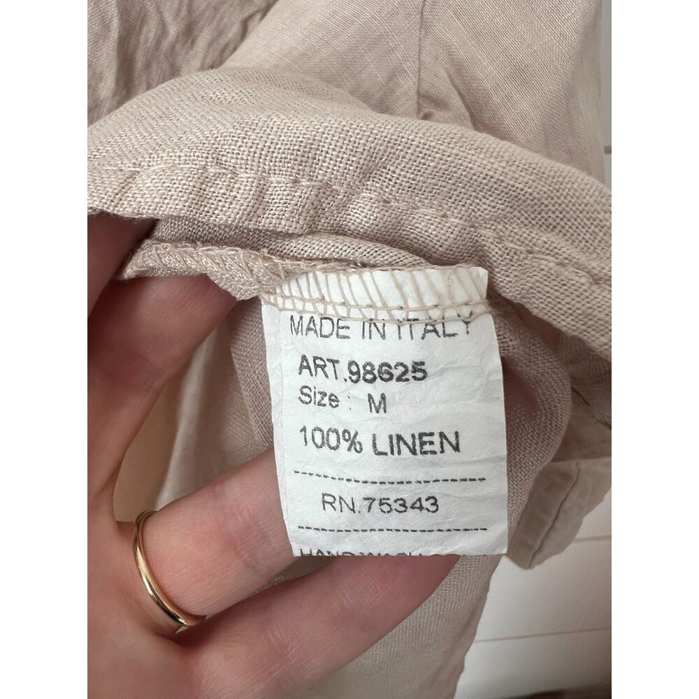Viola Borghi Lagenlook 100% Linen Cardigan - Picture 3 of 3